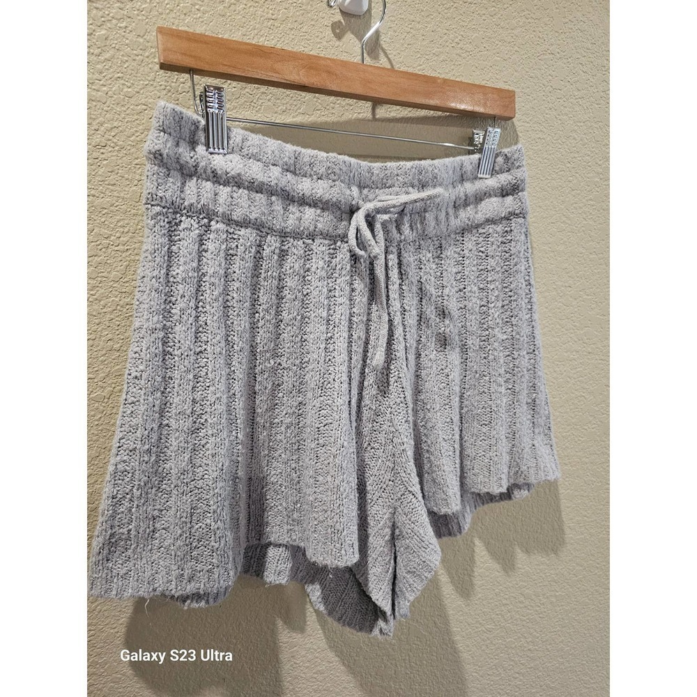AND NOW THIS, SZ xL, sweater knit shorts, gray - Picture 3 of 7
